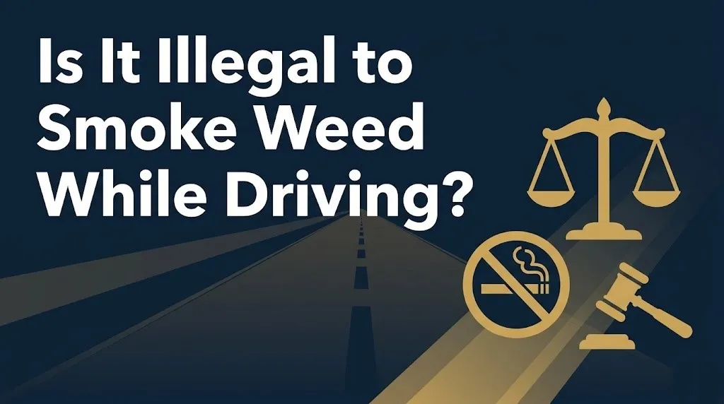 Smoking weed while driving