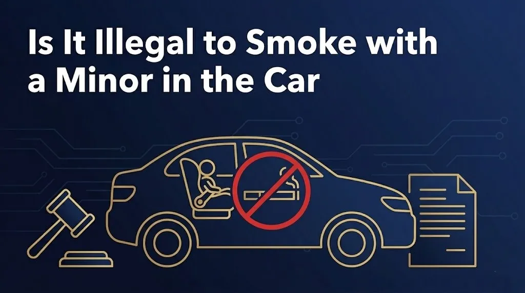Smoking with a minor