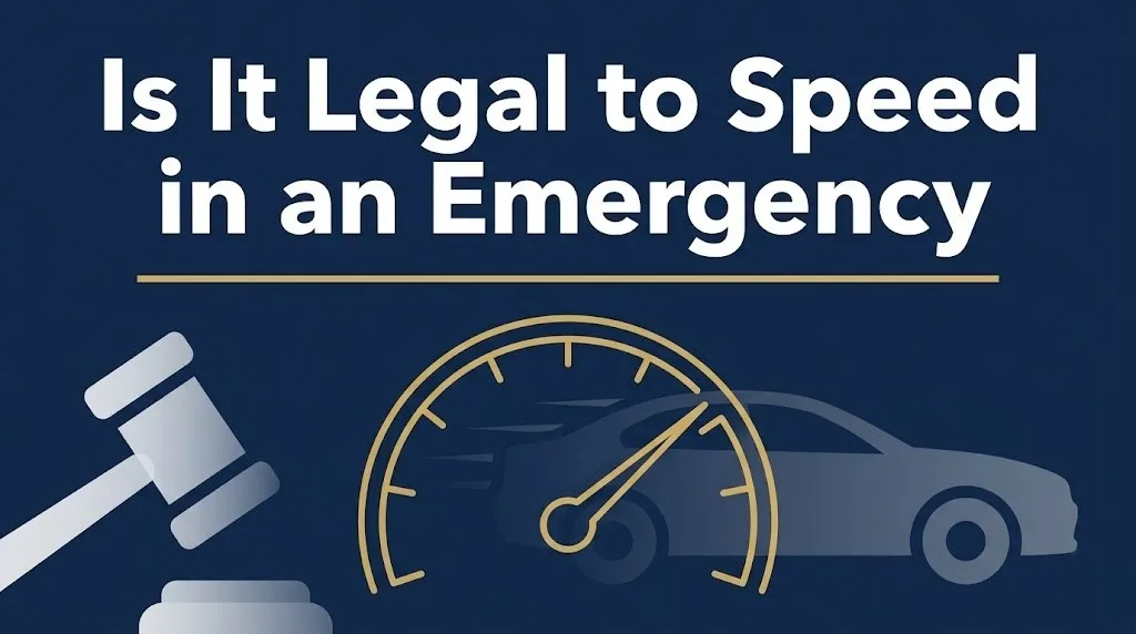 Speeding in an emergency