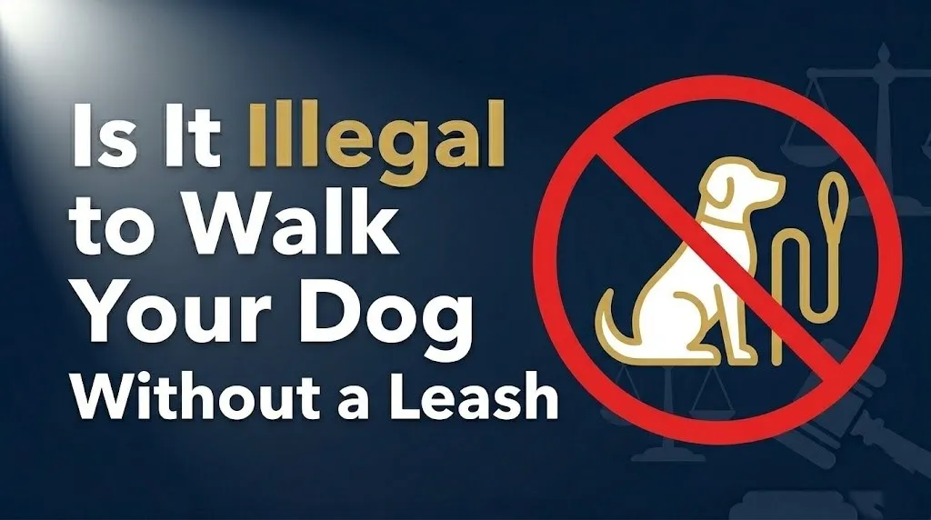 Walking your dog without a leash