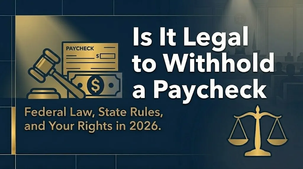 Withholding a paycheck