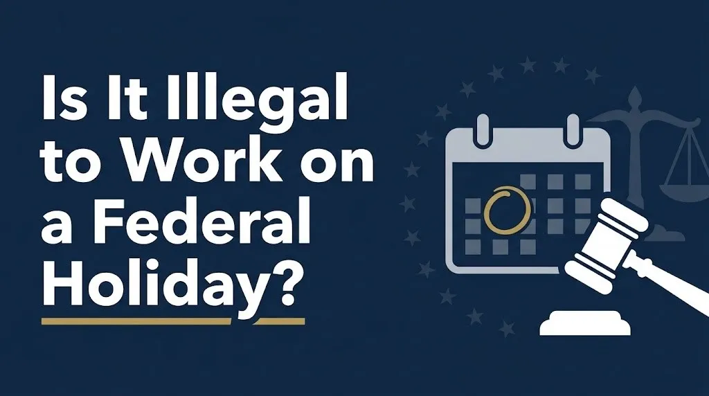 Working on a federal holiday