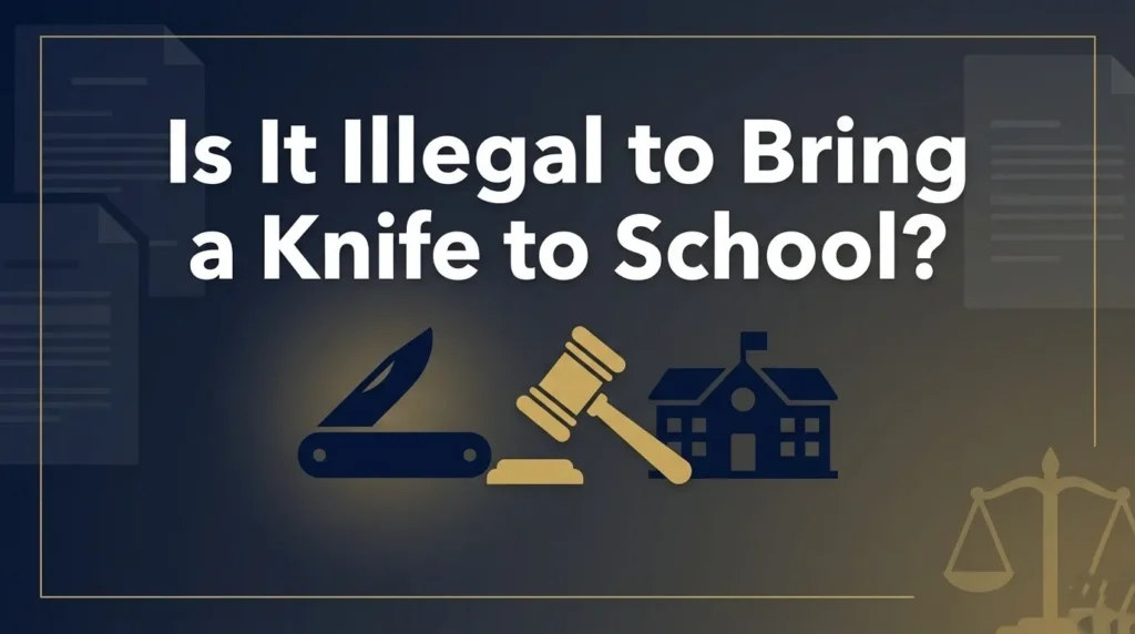 bring a knife to school