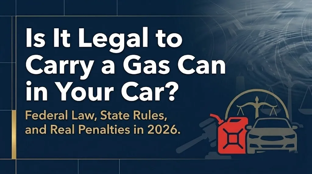 carry a gas can