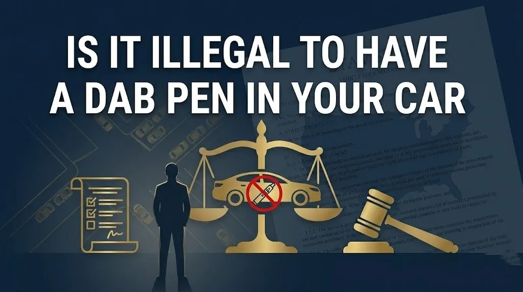 dab pen in your car