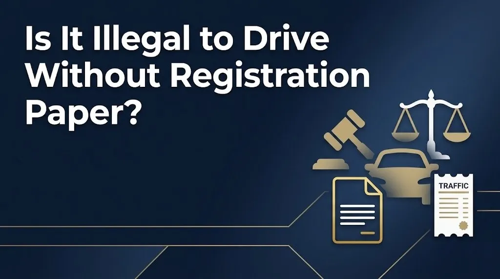 drive without registration paper