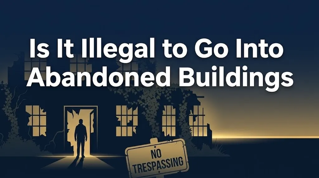going into abandoned buildings