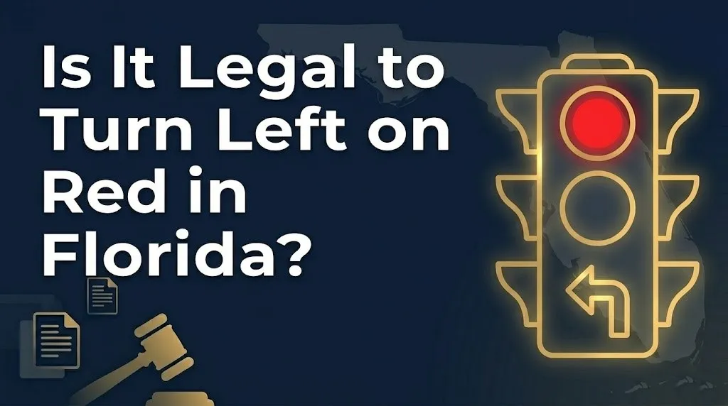left on red