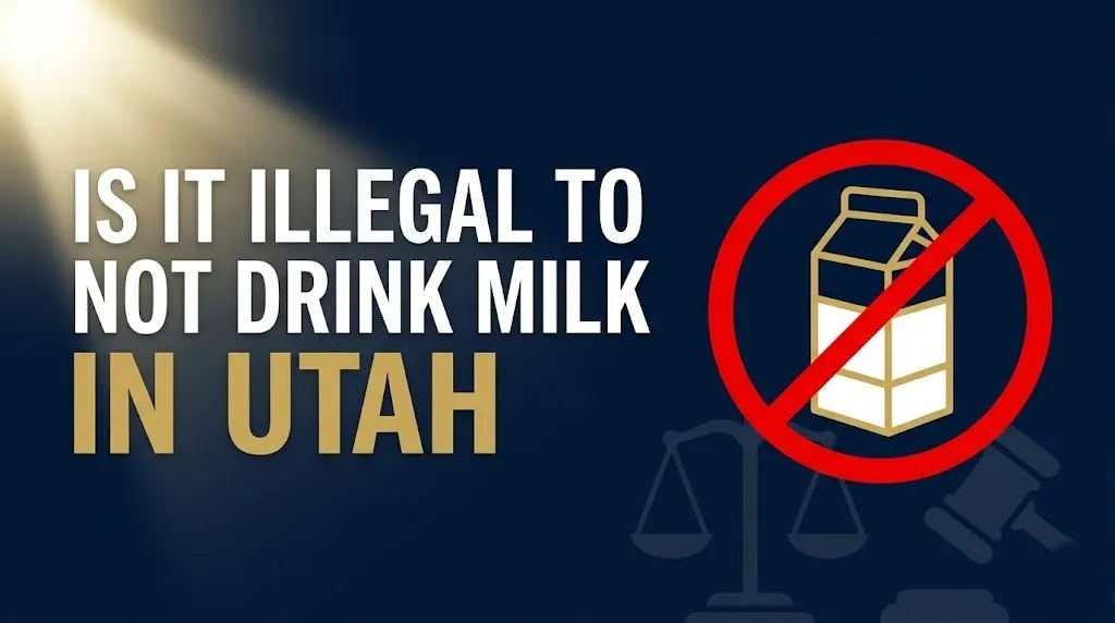 not drink milk in Utah