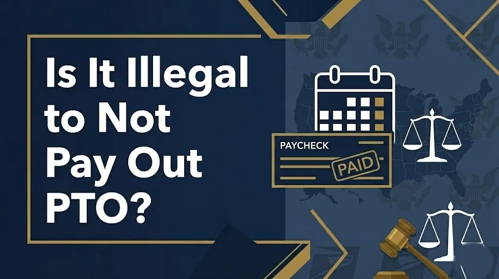 not pay out PTO