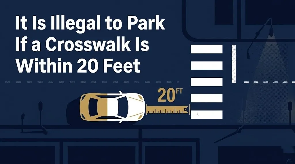 park if a crosswalk