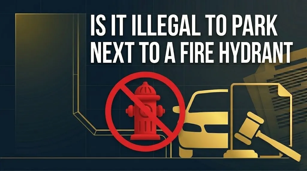 parking next to a fire hydrant