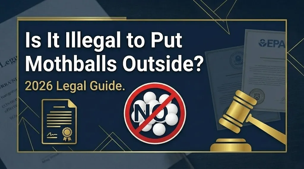 put mothballs outside