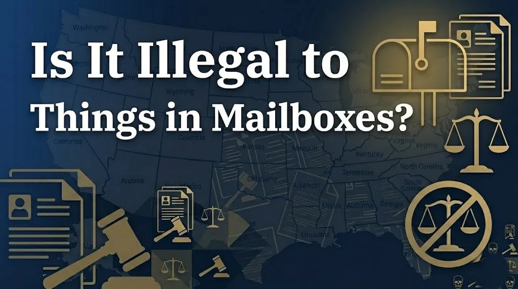 put things in mailboxes