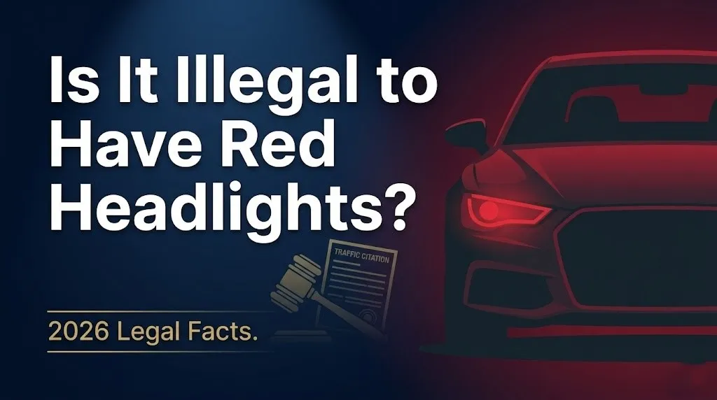 red headlights
