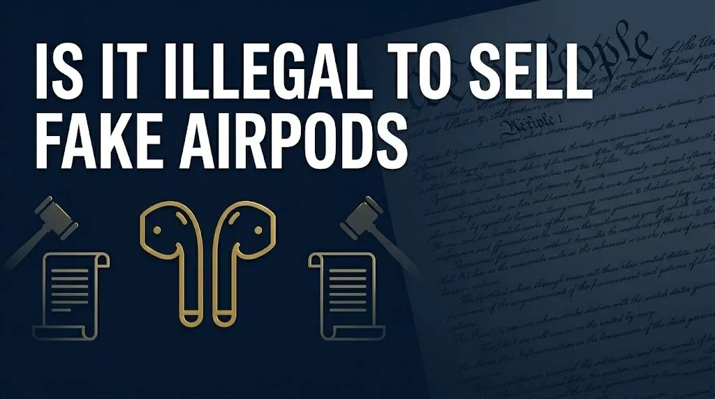 selling fake AirPods
