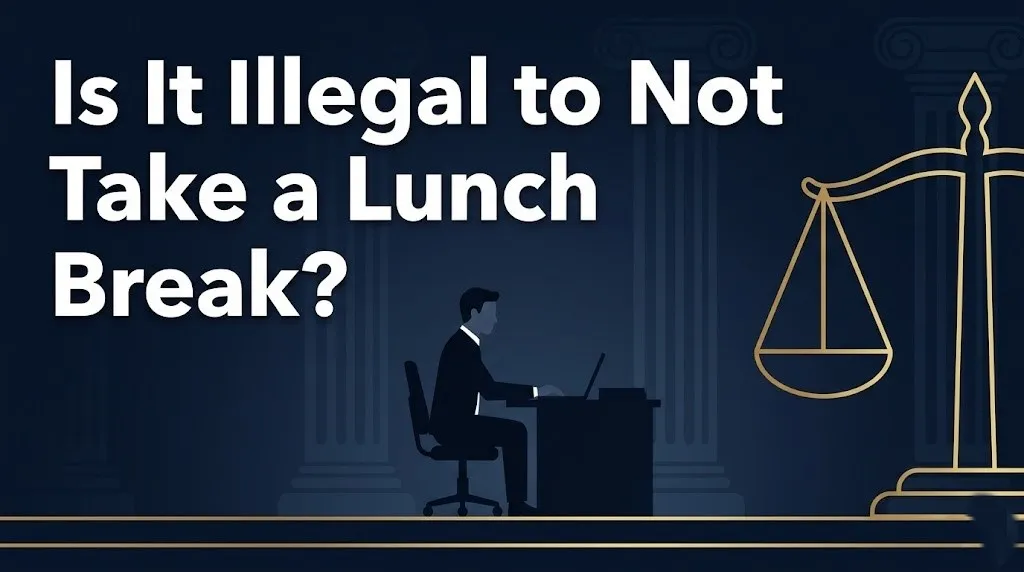 skipping a lunch break