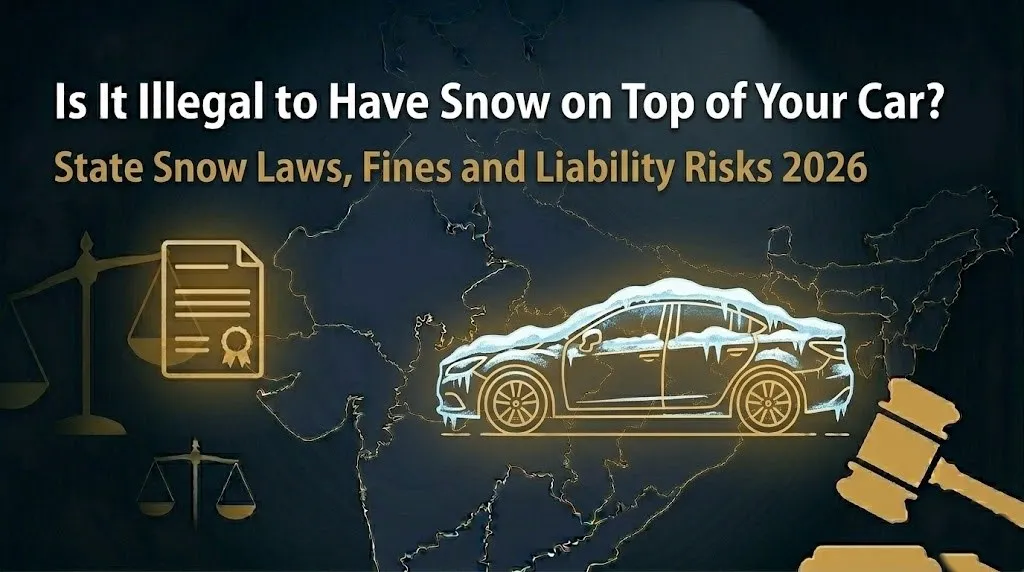 snow on top of your car