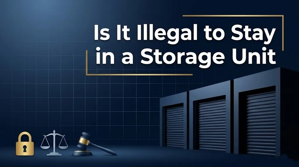 stay in a storage unit