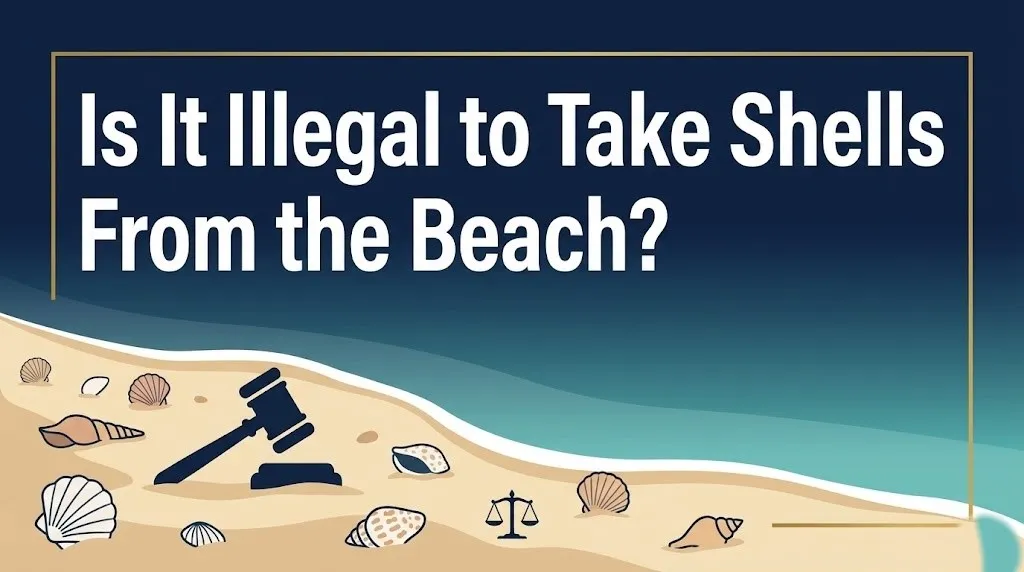 take shells from the beach