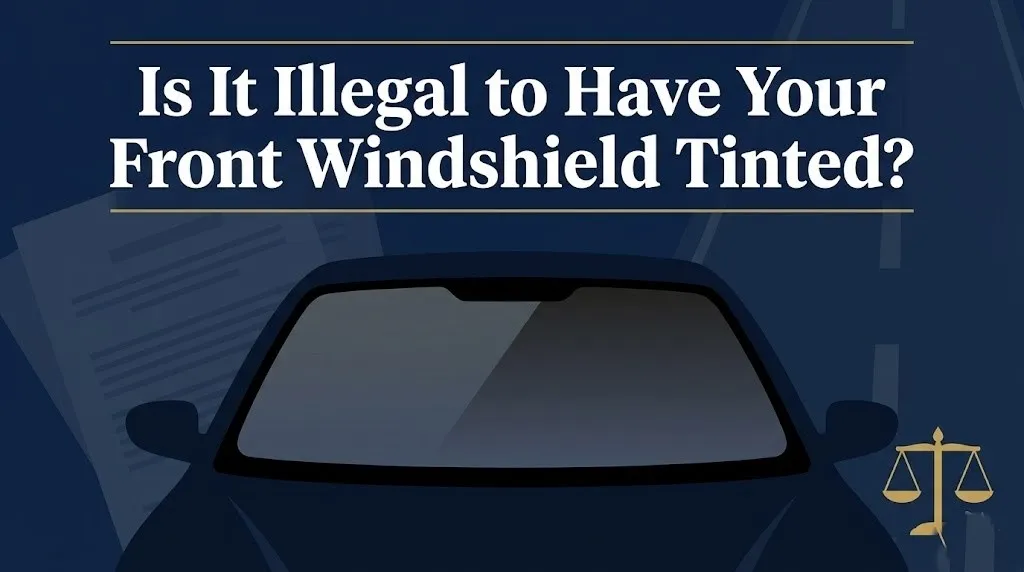 windshield tinted