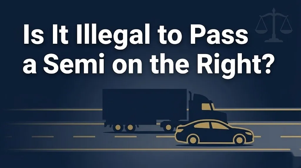 Passing a semi on the right