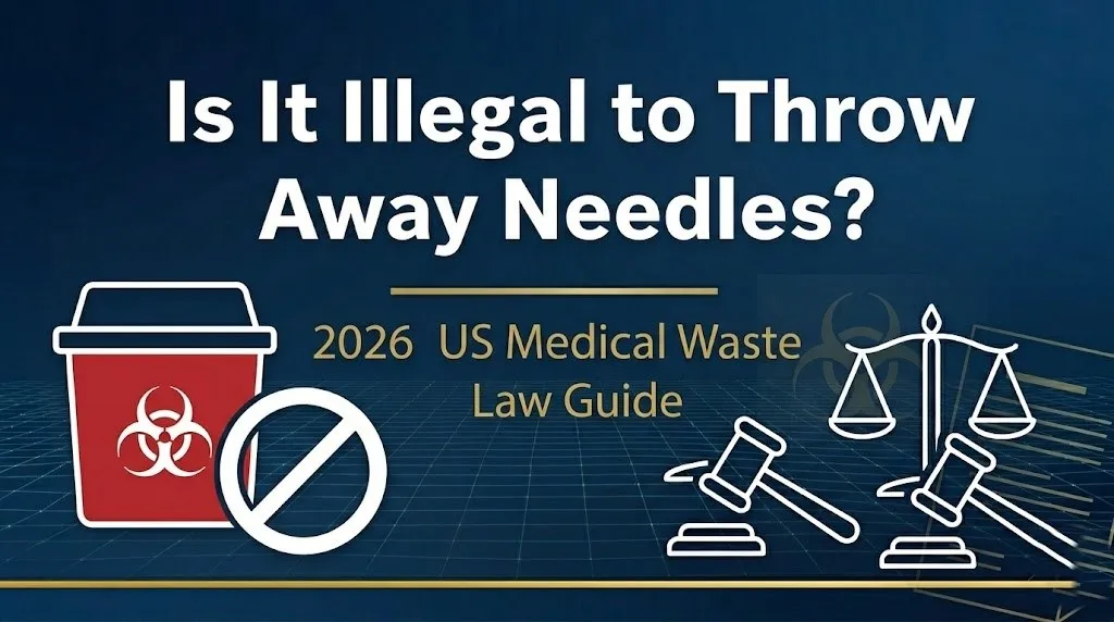 Throwing away needles